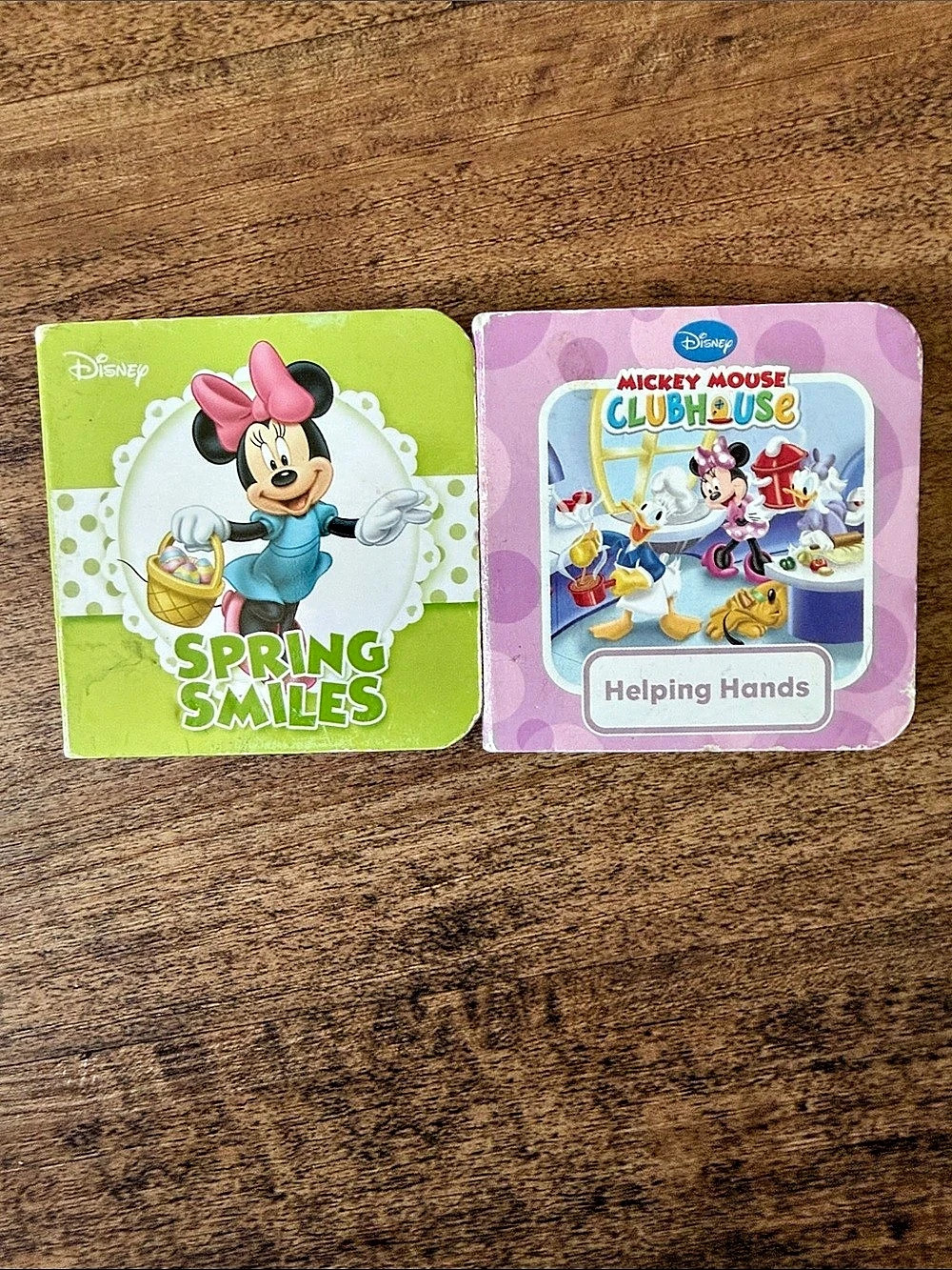 Disney Minnie Mouse Spring Smiles and Mickey Mouse Clubhouse Helping Hands Board